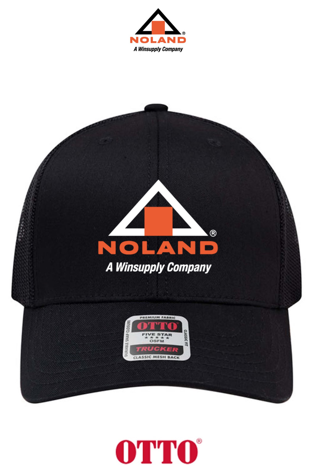 **BULK BUY SPECIAL** OTTO CAP® 6 Panel Mid Profile Mesh Back Trucker Hat - Noland of Augusta GA