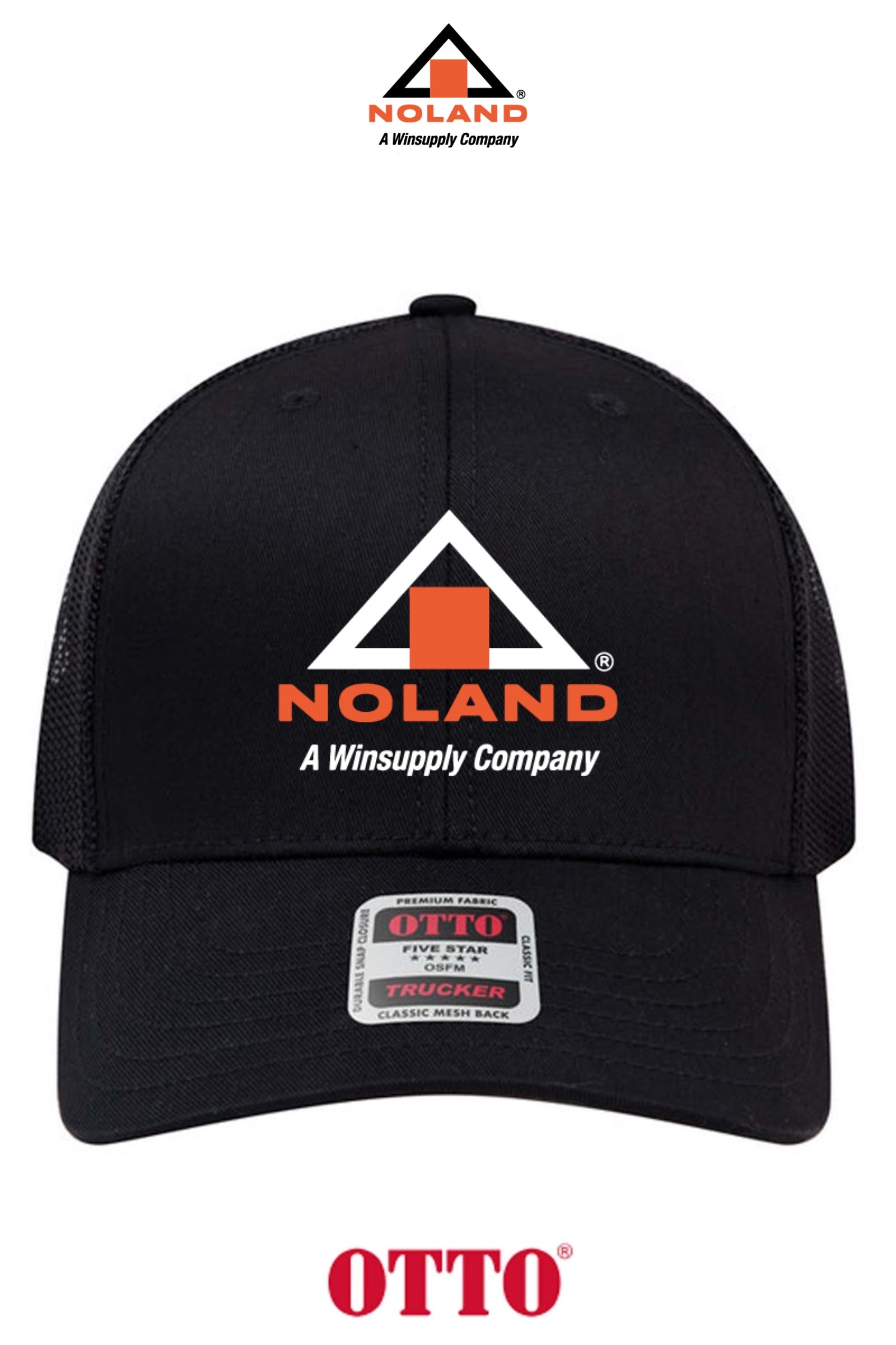 **BULK BUY SPECIAL** OTTO CAP® 6 Panel Mid Profile Mesh Back Trucker Hat - Noland of Augusta GA