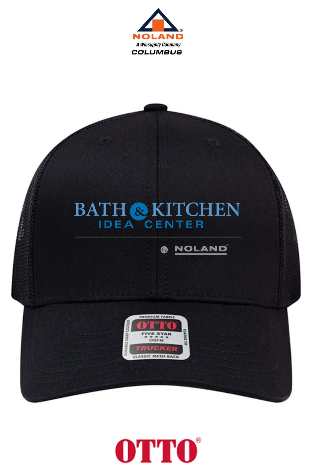 **BULK BUY SPECIAL** OTTO CAP® 6 Panel Mid Profile Mesh Back Trucker Hat - Columbus Noland