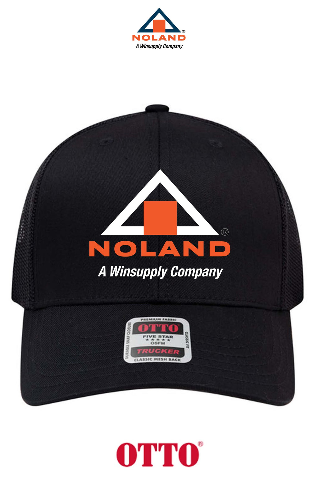 **BULK BUY SPECIAL** OTTO CAP® 6 Panel Mid Profile Mesh Back Trucker Hat - Harrison Noland