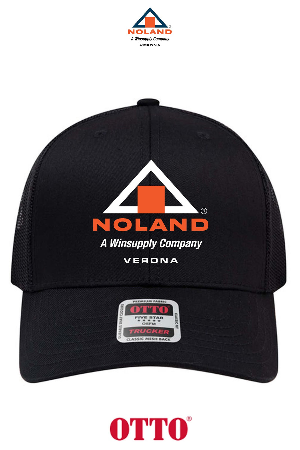 **BULK BUY SPECIAL** OTTO CAP® 6 Panel Mid Profile Mesh Back Trucker Hat - Verona Noland