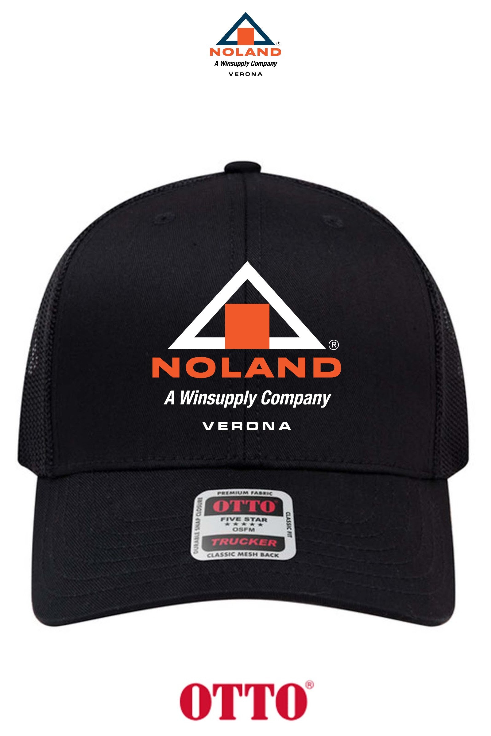 **BULK BUY SPECIAL** OTTO CAP® 6 Panel Mid Profile Mesh Back Trucker Hat - Verona Noland