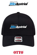 **BULK BUY SPECIAL** OTTO CAP® 6 Panel Mid Profile Mesh Back Trucker Hat - Windustrial Triple Cities