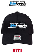 **BULK BUY SPECIAL** OTTO CAP® 6 Panel Mid Profile Mesh Back Trucker Hat - Allegheny Valley Winlectric