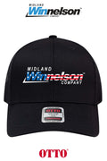 **BULK BUY SPECIAL** OTTO CAP® 6 Panel Mid Profile Mesh Back Trucker Hat - Midland Winnelson - Patriot