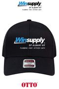 **BULK BUY SPECIAL** OTTO CAP® 6 Panel Mid Profile Mesh Back Trucker Hat - Winsupply of Albany NY