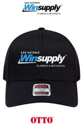 **BULK BUY SPECIAL** OTTO CAP® 6 Panel Mid Profile Mesh Back Trucker Hat - San Antonio Winsupply