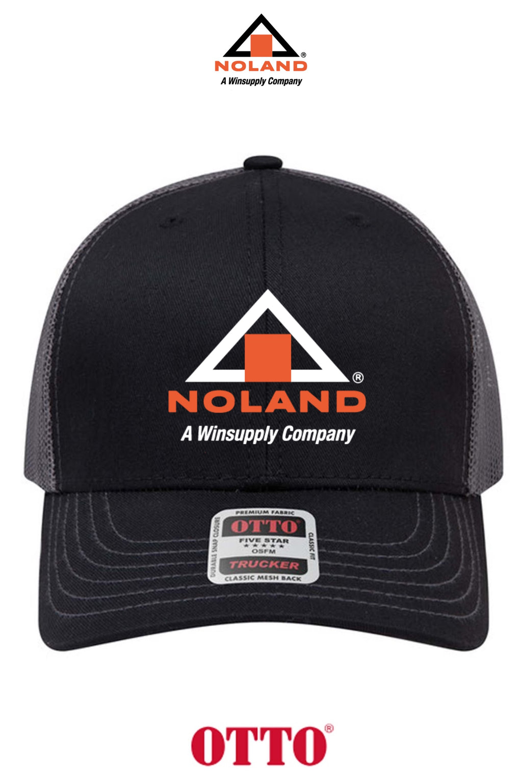 **BULK BUY SPECIAL** OTTO CAP® 6 Panel Mid Profile Mesh Back Trucker Hat - Noland of Augusta GA
