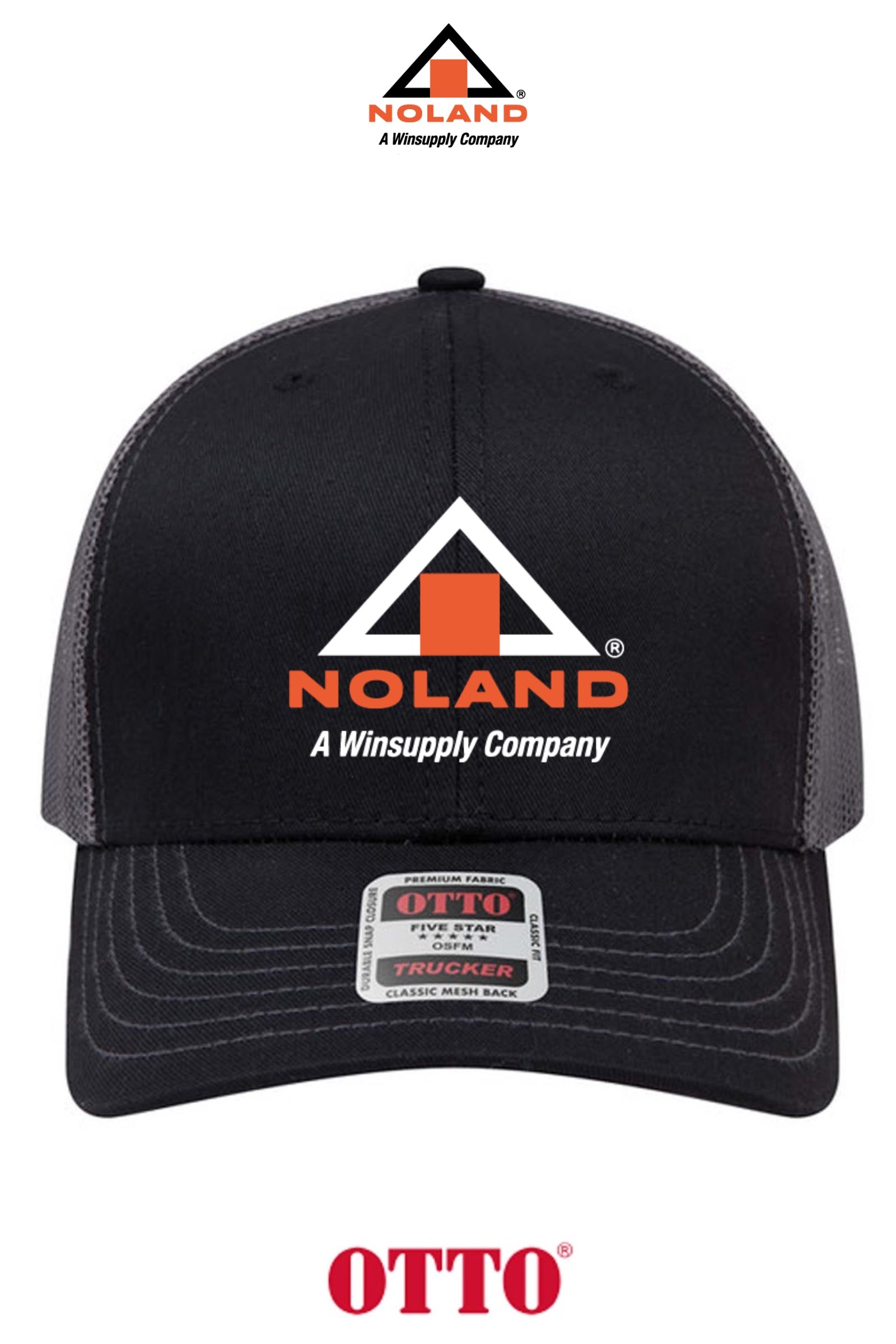 **BULK BUY SPECIAL** OTTO CAP® 6 Panel Mid Profile Mesh Back Trucker Hat - Noland of Augusta GA