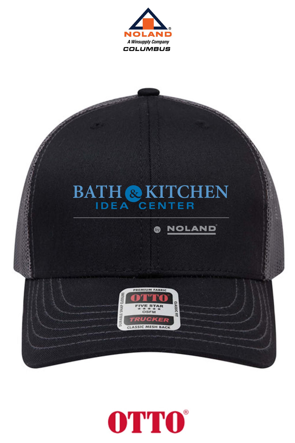 **BULK BUY SPECIAL** OTTO CAP® 6 Panel Mid Profile Mesh Back Trucker Hat - Columbus Noland