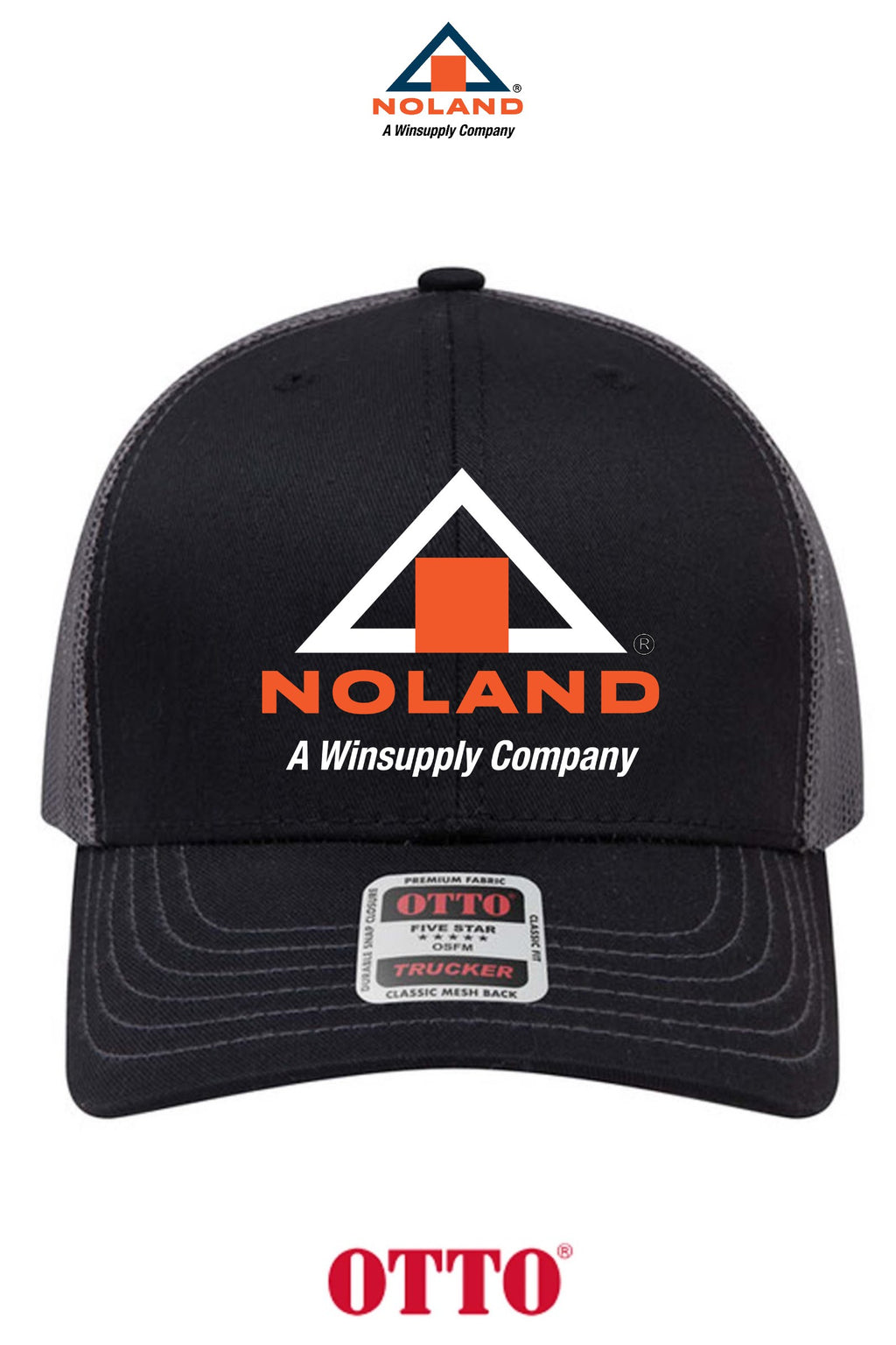 **BULK BUY SPECIAL** OTTO CAP® 6 Panel Mid Profile Mesh Back Trucker Hat - Harrison Noland