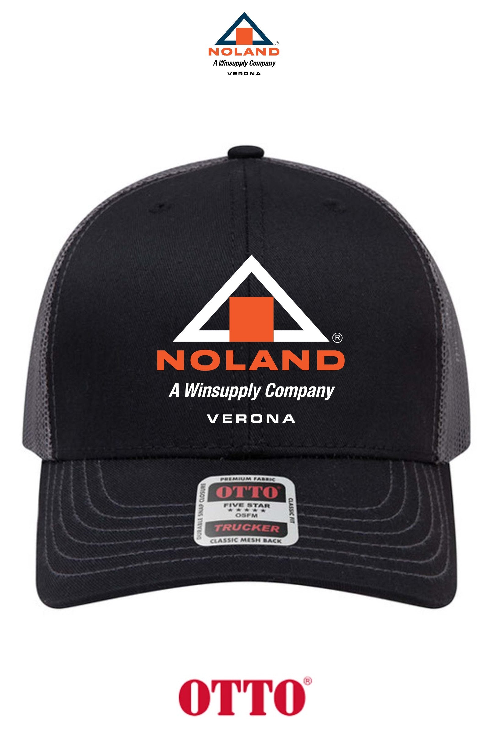 **BULK BUY SPECIAL** OTTO CAP® 6 Panel Mid Profile Mesh Back Trucker Hat - Verona Noland