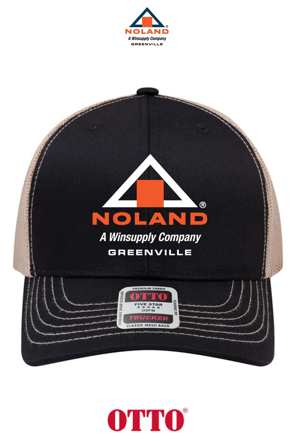 **BULK BUY SPECIAL** OTTO CAP® 6 Panel Mid Profile Mesh Back Trucker Hat - Greenville Noland Co.