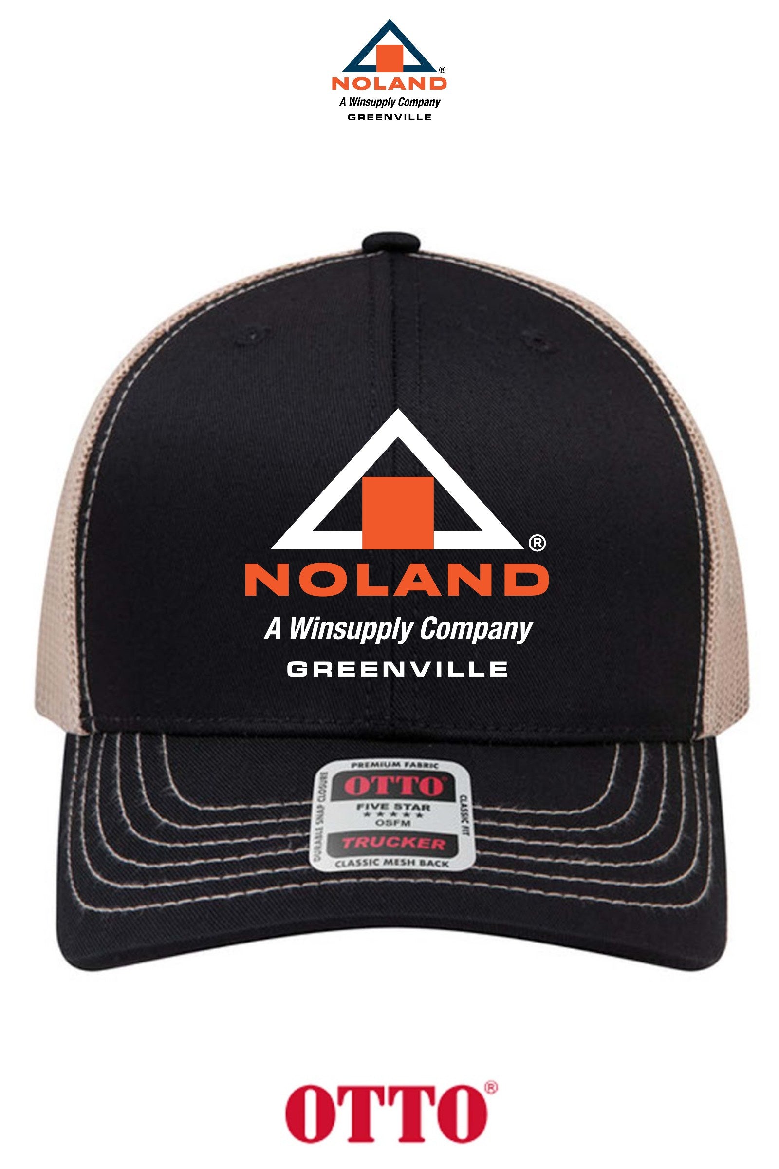 **BULK BUY SPECIAL** OTTO CAP® 6 Panel Mid Profile Mesh Back Trucker Hat - Greenville Noland Co.