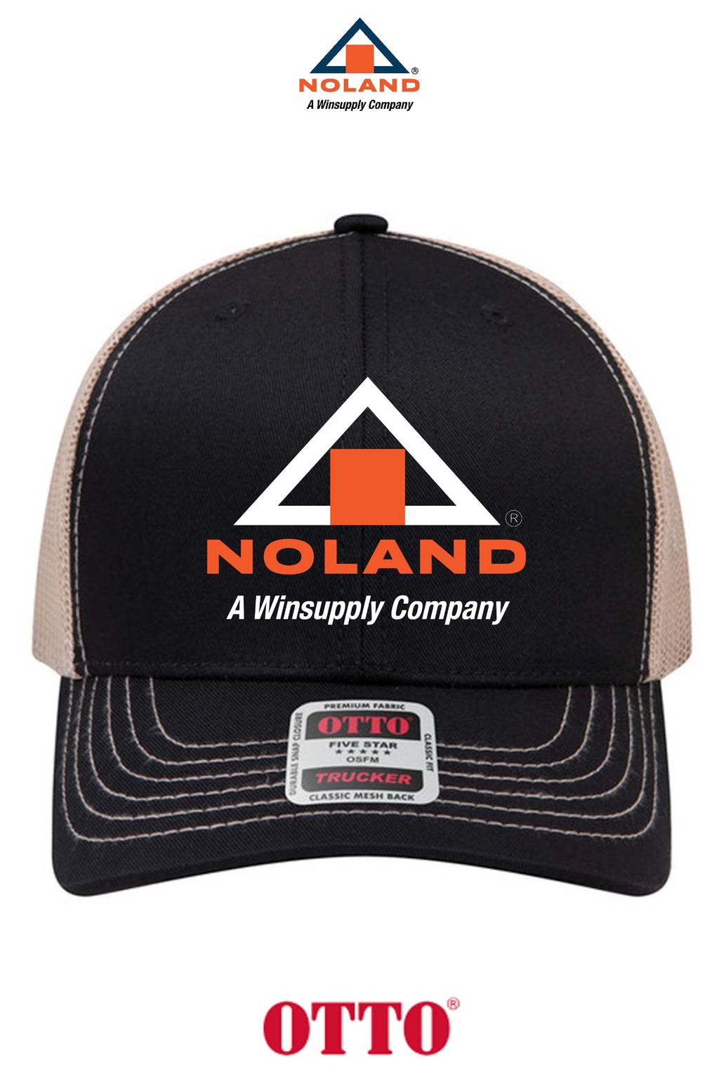 **BULK BUY SPECIAL** OTTO CAP® 6 Panel Mid Profile Mesh Back Trucker Hat - Harrison Noland