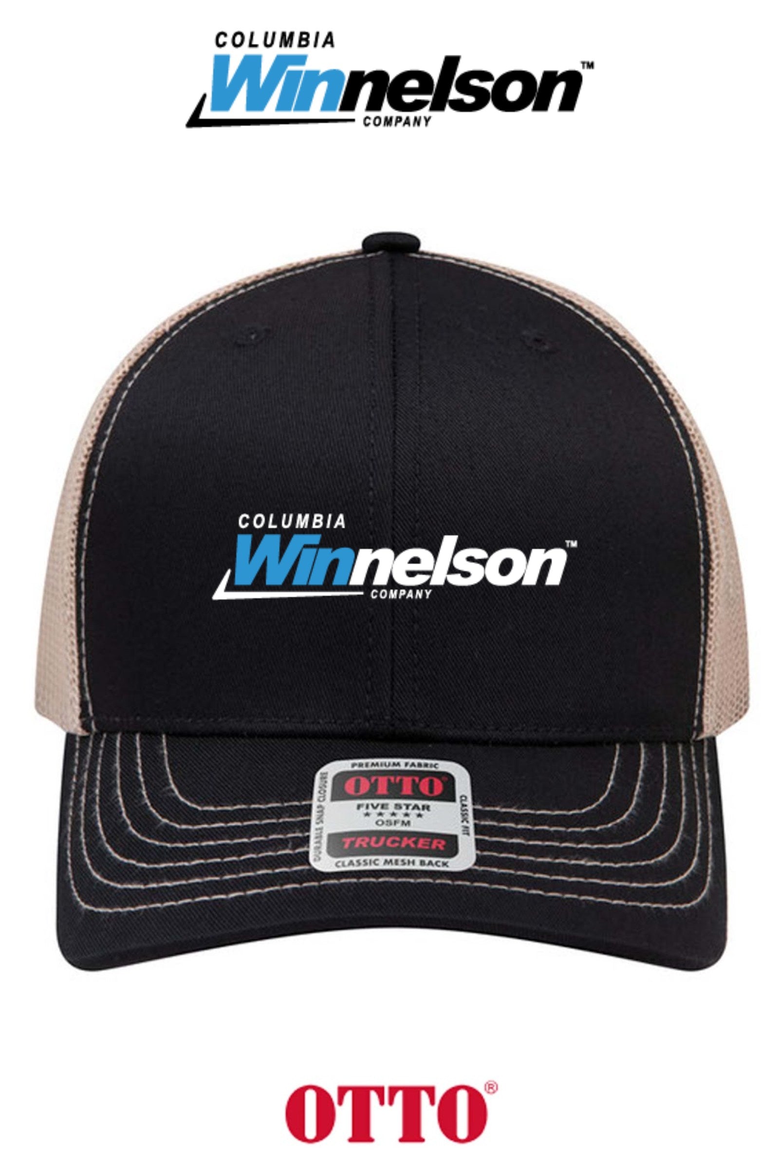 **BULK BUY SPECIAL** OTTO CAP® 6 Panel Mid Profile Mesh Back Trucker Hat - Columbia MO Winnelson