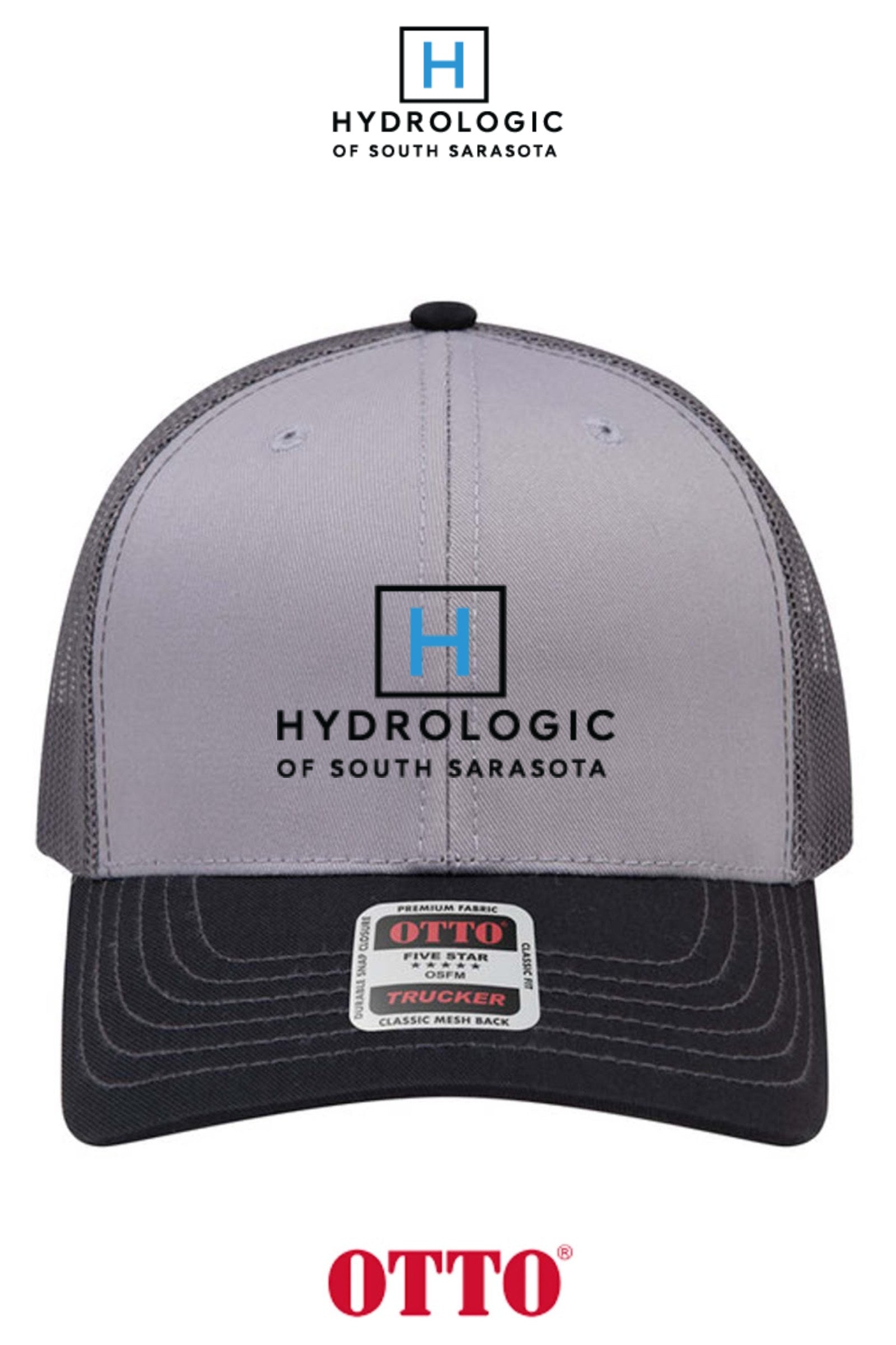 **BULK BUY SPECIAL** OTTO CAP® 6 Panel Mid Profile Mesh Back Trucker Hat - Winsupply Sarasota FL Co.