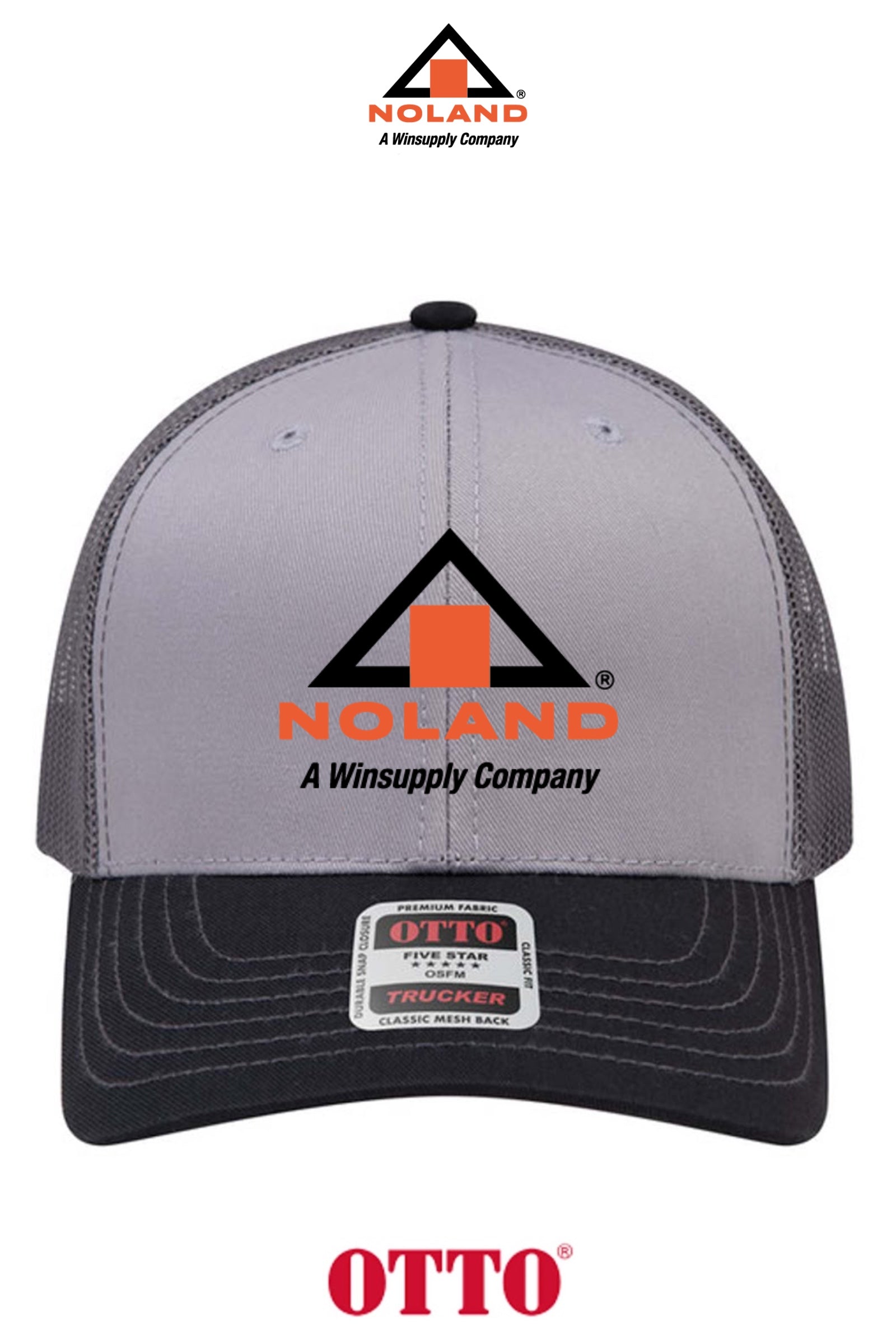 **BULK BUY SPECIAL** OTTO CAP® 6 Panel Mid Profile Mesh Back Trucker Hat - Noland of Augusta GA