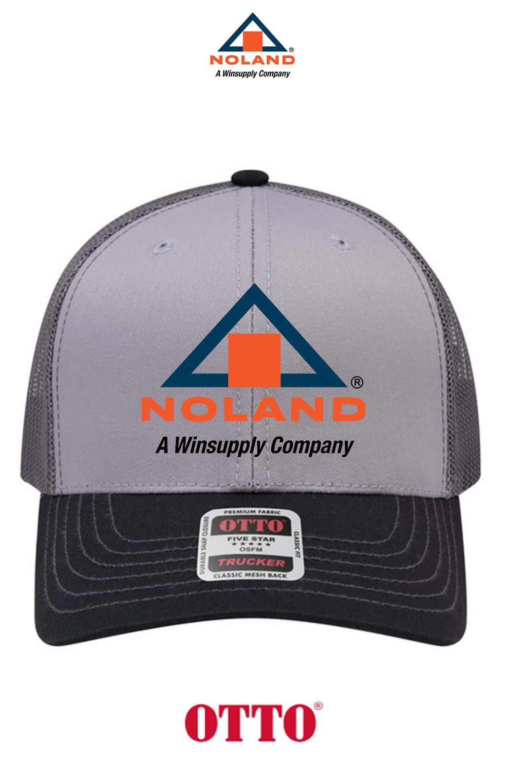 **BULK BUY SPECIAL** OTTO CAP® 6 Panel Mid Profile Mesh Back Trucker Hat - Harrison Noland