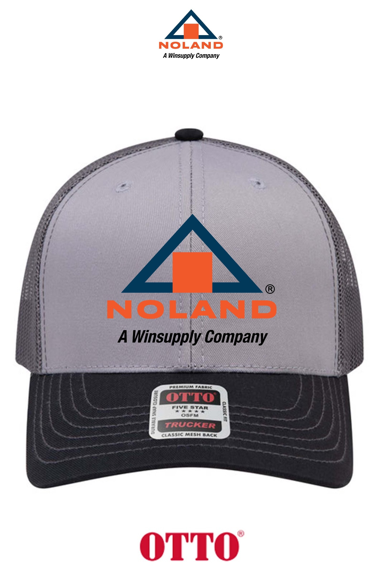 **BULK BUY SPECIAL** OTTO CAP® 6 Panel Mid Profile Mesh Back Trucker Hat - Harrison Noland