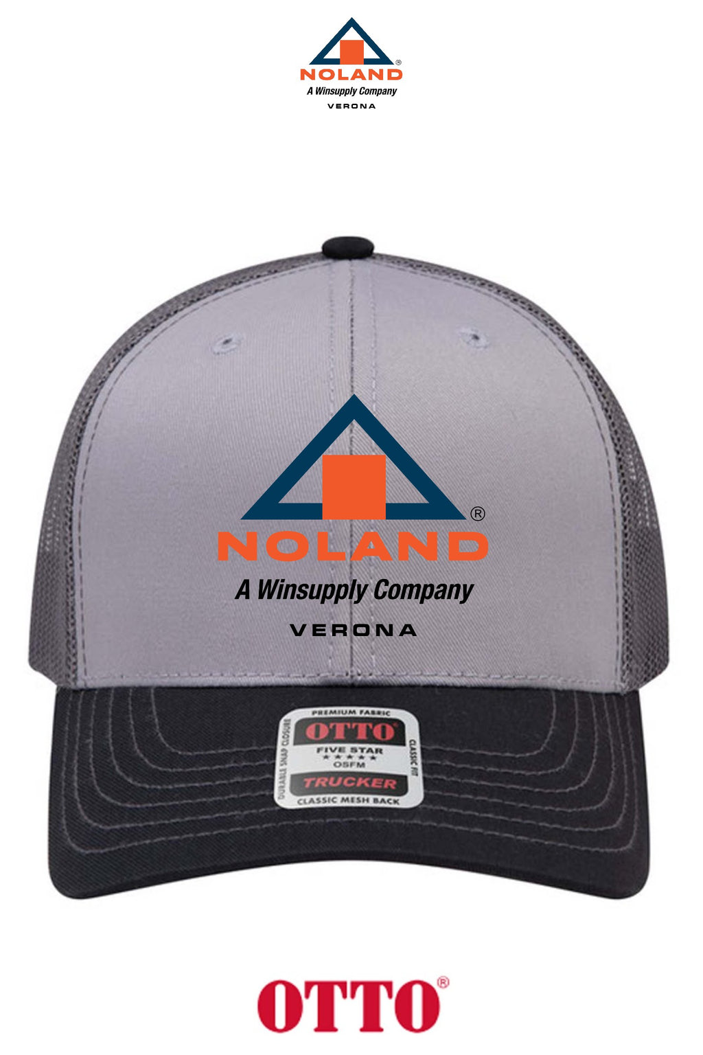 **BULK BUY SPECIAL** OTTO CAP® 6 Panel Mid Profile Mesh Back Trucker Hat - Verona Noland