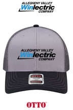 **BULK BUY SPECIAL** OTTO CAP® 6 Panel Mid Profile Mesh Back Trucker Hat - Allegheny Valley Winlectric