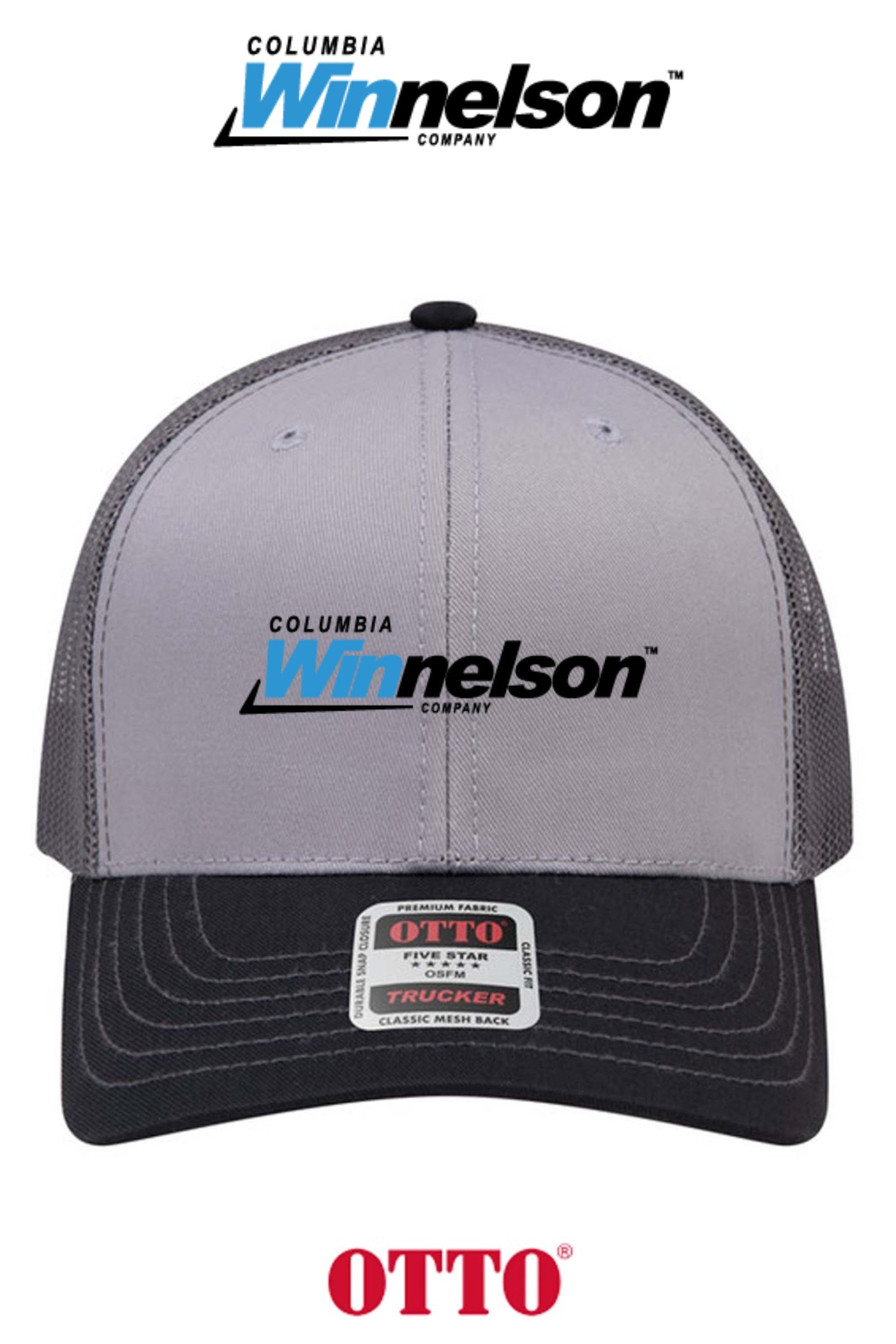 **BULK BUY SPECIAL** OTTO CAP® 6 Panel Mid Profile Mesh Back Trucker Hat - Columbia MO Winnelson
