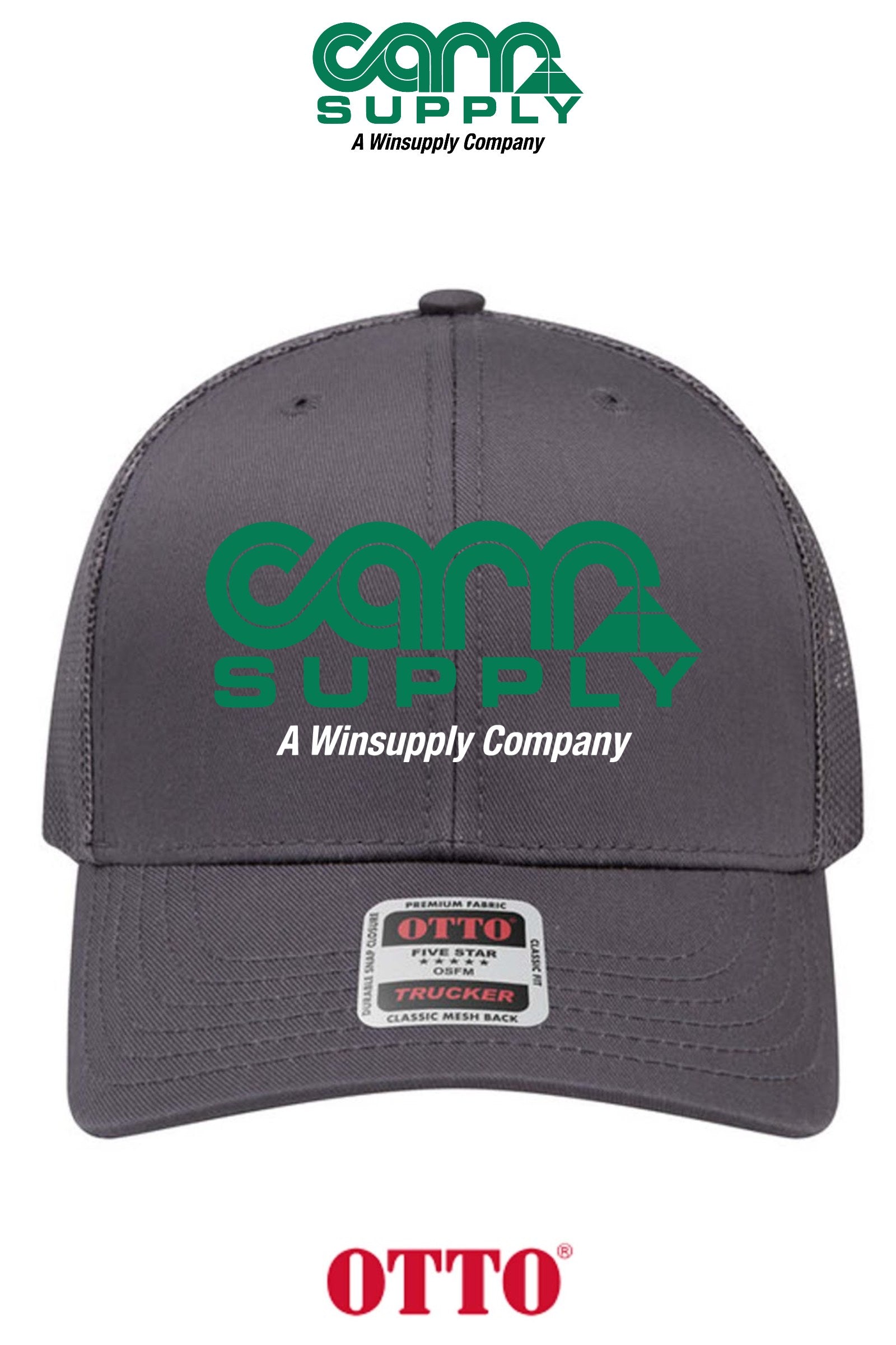 **BULK BUY SPECIAL** OTTO CAP® 6 Panel Mid Profile Mesh Back Trucker Hat - Carr Supply - Lancaster