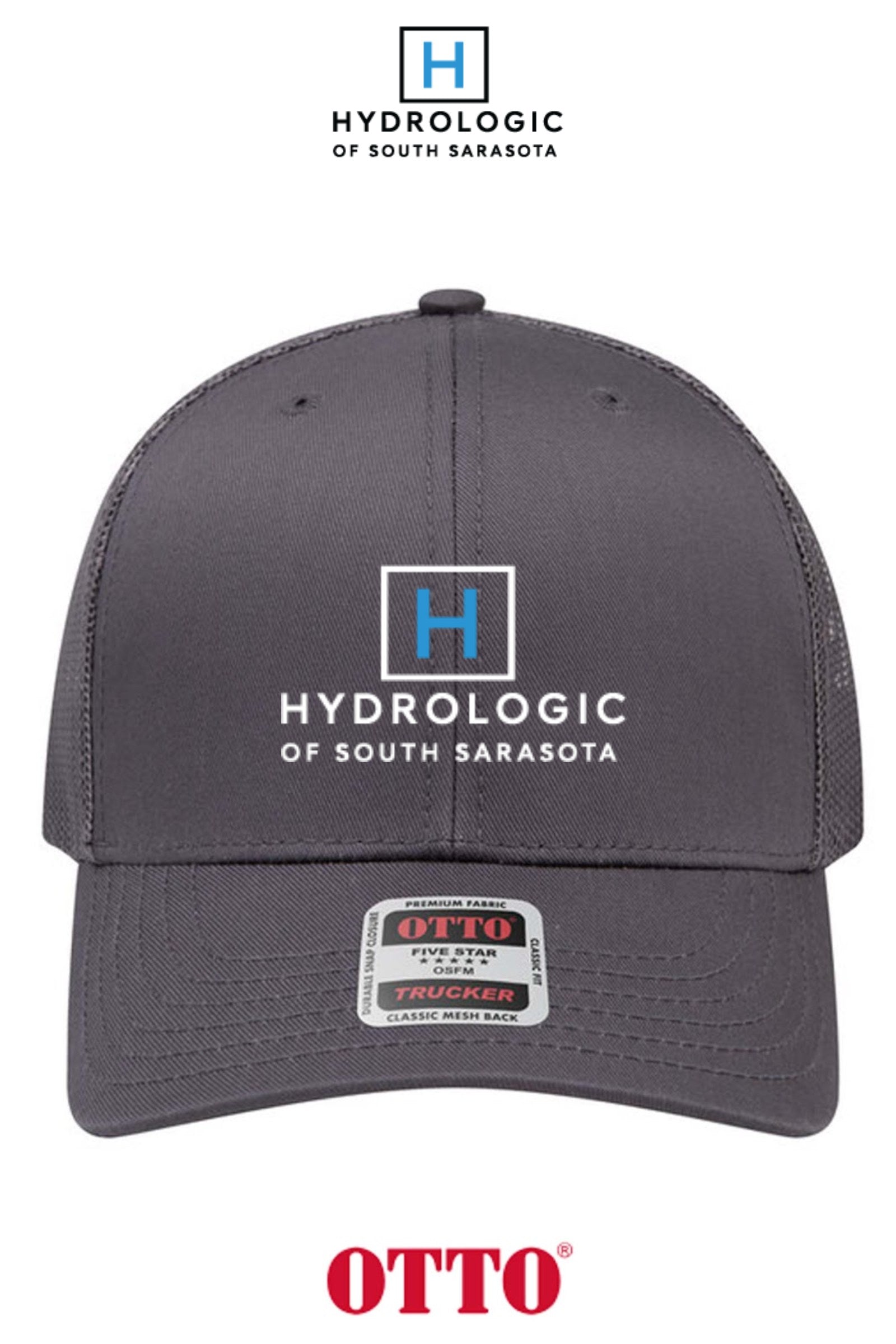 **BULK BUY SPECIAL** OTTO CAP® 6 Panel Mid Profile Mesh Back Trucker Hat - Winsupply Sarasota FL Co.