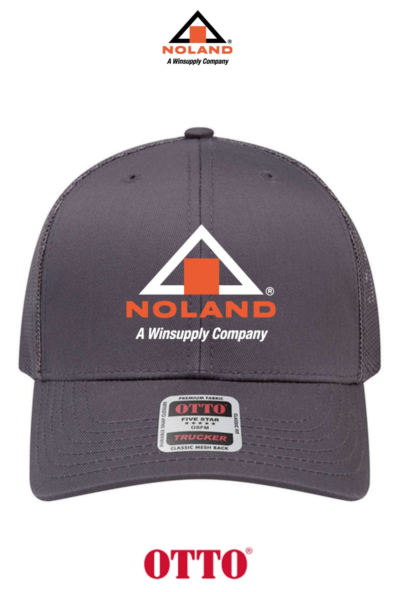 **BULK BUY SPECIAL** OTTO CAP® 6 Panel Mid Profile Mesh Back Trucker Hat - Noland of Augusta GA