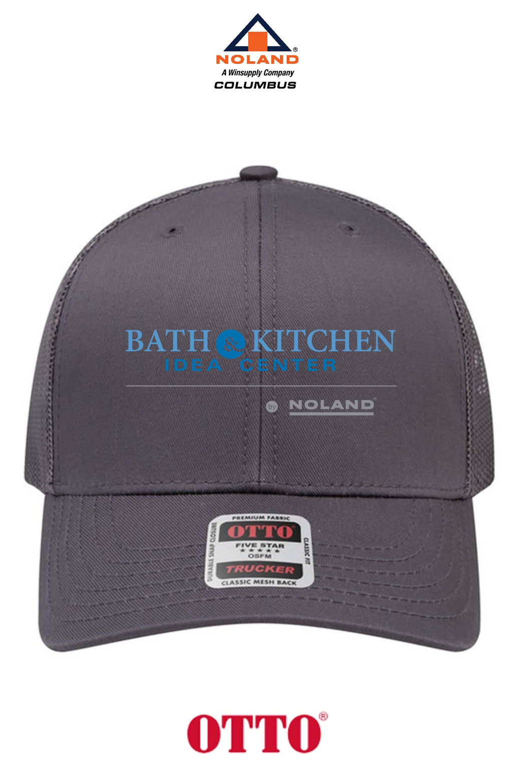 **BULK BUY SPECIAL** OTTO CAP® 6 Panel Mid Profile Mesh Back Trucker Hat - Columbus Noland