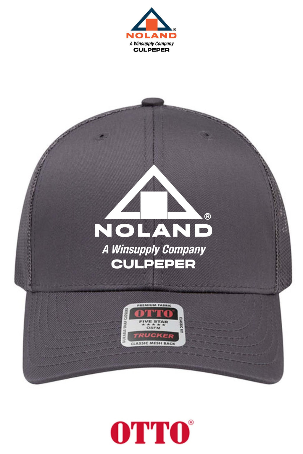 **BULK BUY SPECIAL** OTTO CAP® 6 Panel Mid Profile Mesh Back Trucker Hat - Culpeper Noland