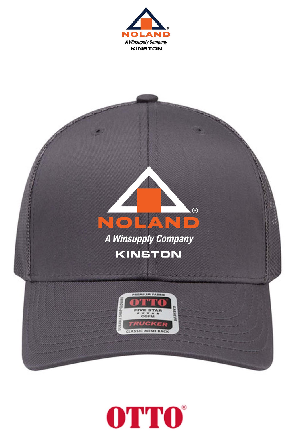 **BULK BUY SPECIAL** OTTO CAP® 6 Panel Mid Profile Mesh Back Trucker Hat - Kinston Noland