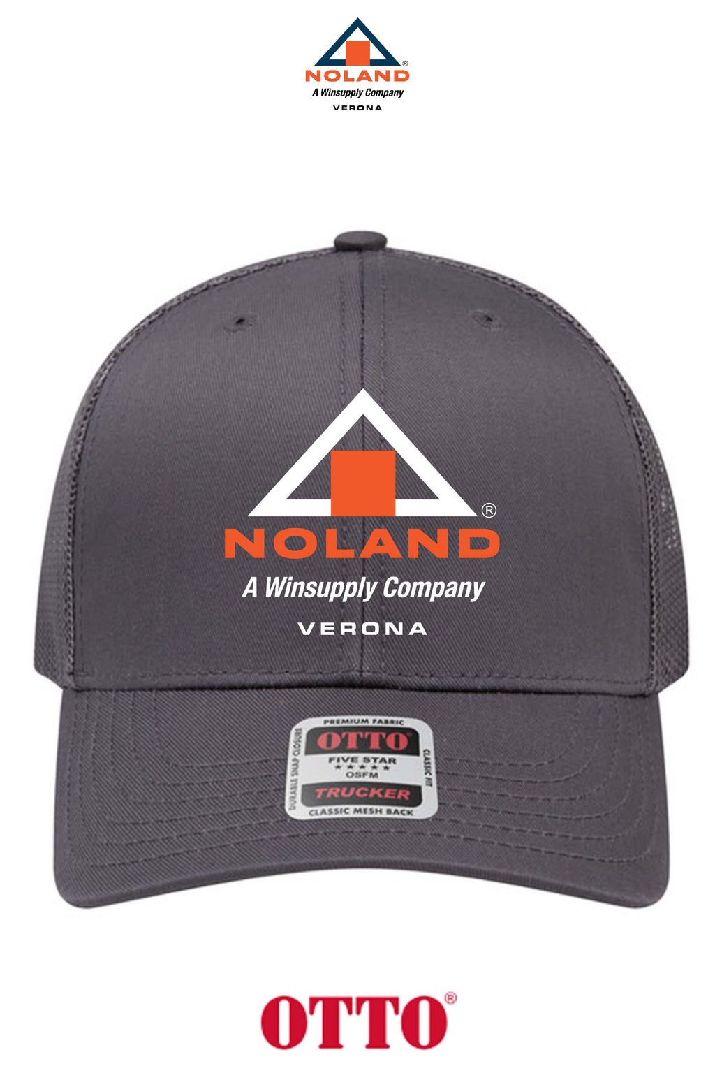 **BULK BUY SPECIAL** OTTO CAP® 6 Panel Mid Profile Mesh Back Trucker Hat - Verona Noland