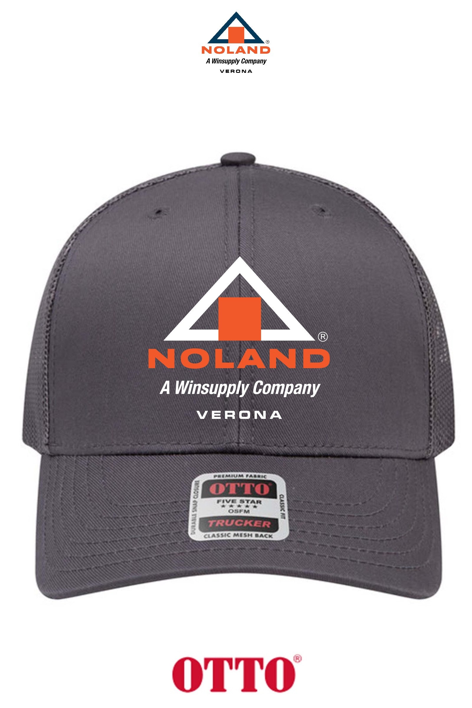 **BULK BUY SPECIAL** OTTO CAP® 6 Panel Mid Profile Mesh Back Trucker Hat - Verona Noland