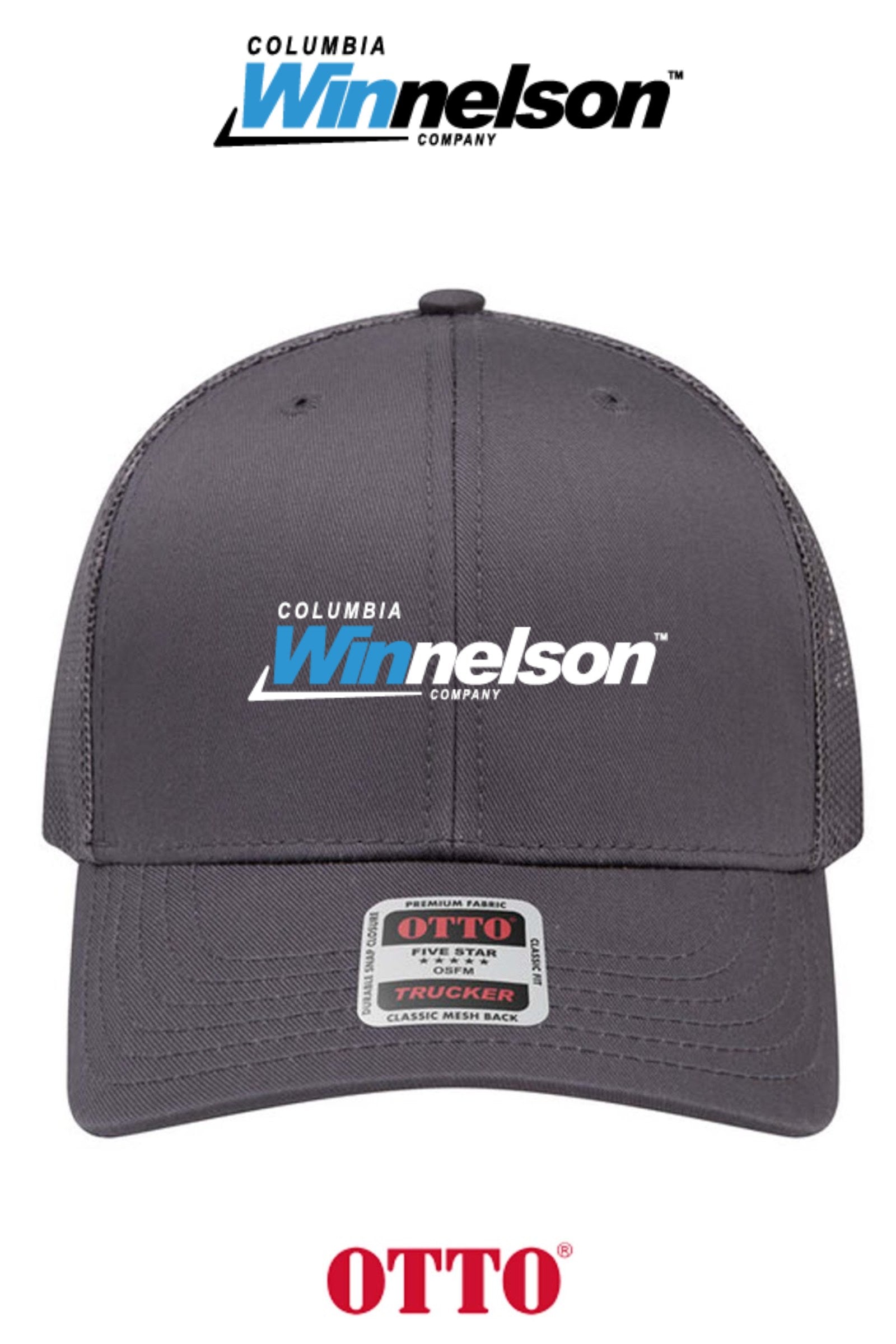 **BULK BUY SPECIAL** OTTO CAP® 6 Panel Mid Profile Mesh Back Trucker Hat - Columbia MO Winnelson
