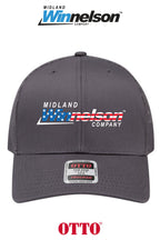 **BULK BUY SPECIAL** OTTO CAP® 6 Panel Mid Profile Mesh Back Trucker Hat - Midland Winnelson - Patriot