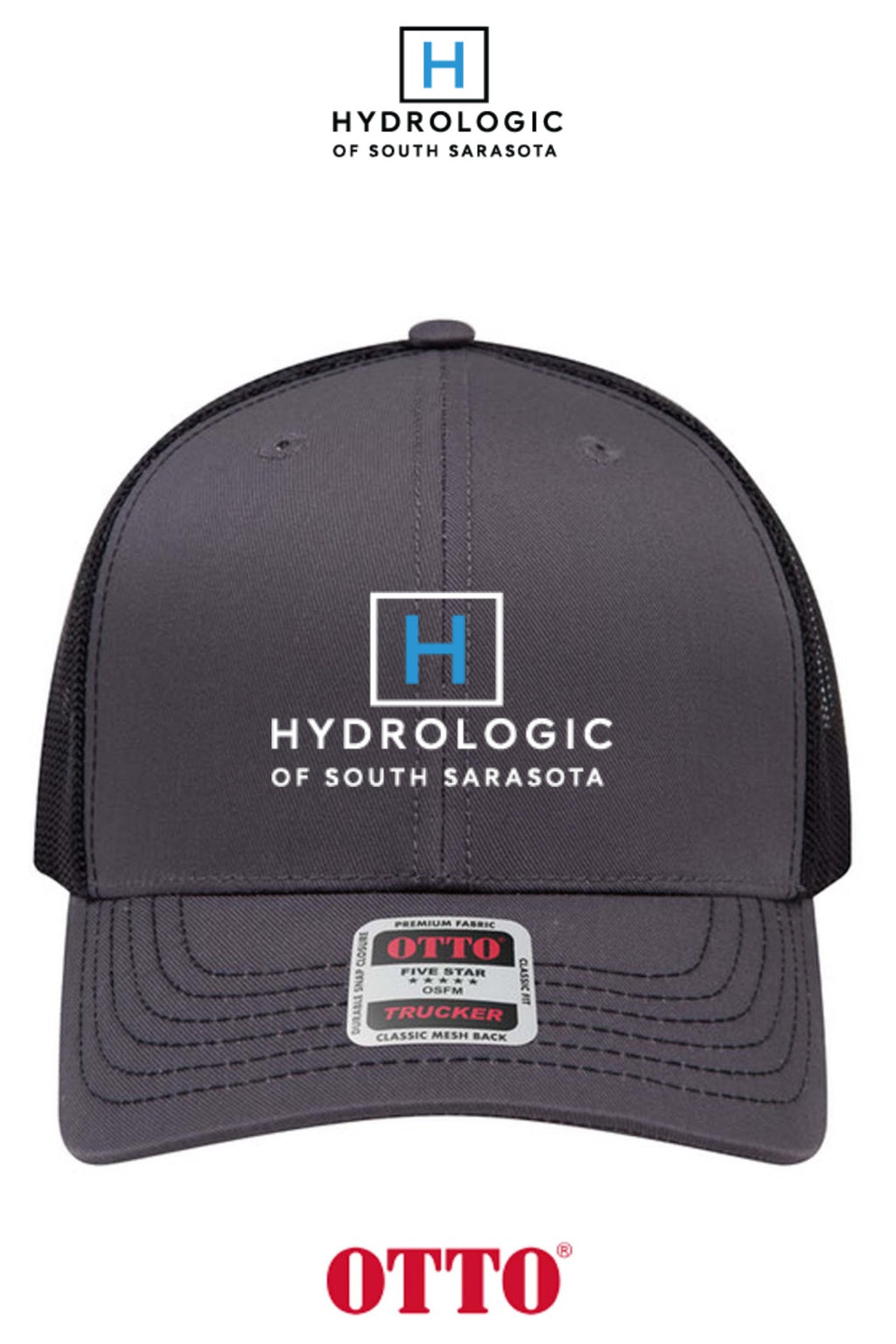 **BULK BUY SPECIAL** OTTO CAP® 6 Panel Mid Profile Mesh Back Trucker Hat - Winsupply Sarasota FL Co.