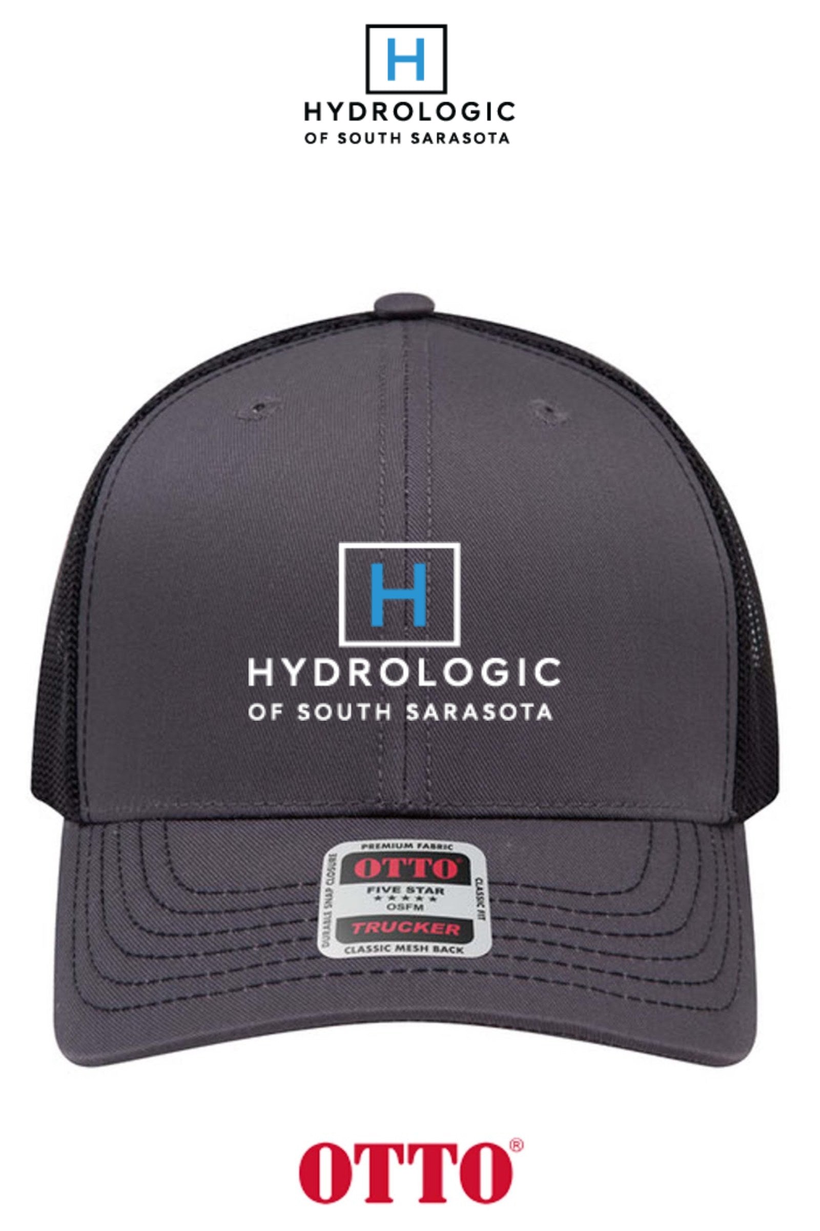 **BULK BUY SPECIAL** OTTO CAP® 6 Panel Mid Profile Mesh Back Trucker Hat - Winsupply Sarasota FL Co.