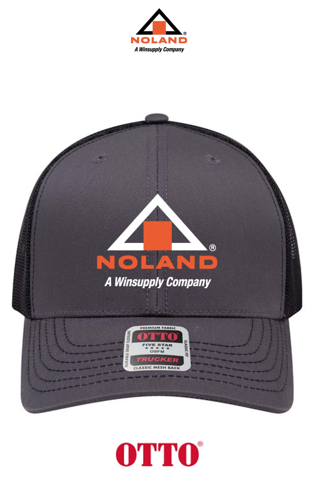 **BULK BUY SPECIAL** OTTO CAP® 6 Panel Mid Profile Mesh Back Trucker Hat - Noland of Augusta GA