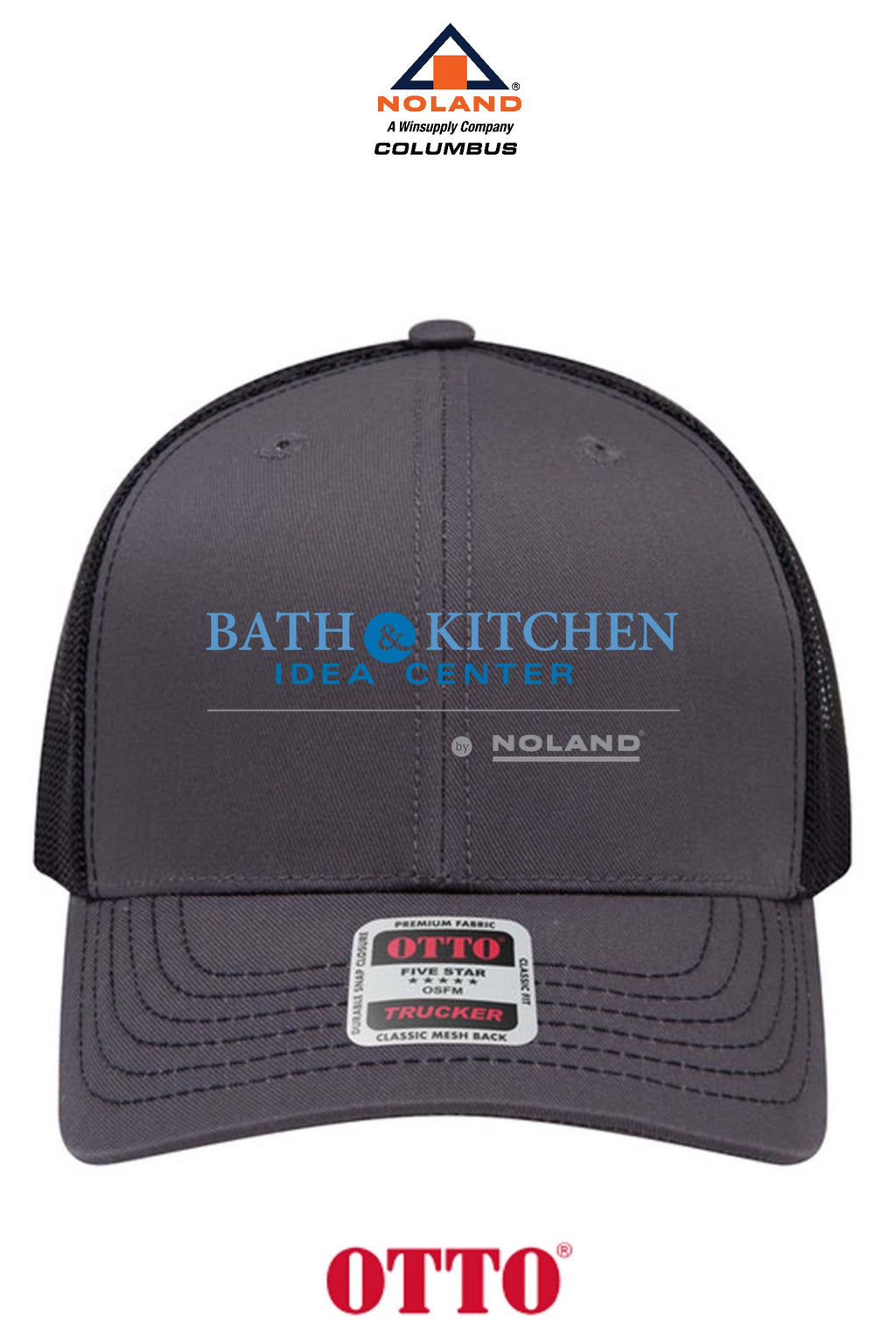 **BULK BUY SPECIAL** OTTO CAP® 6 Panel Mid Profile Mesh Back Trucker Hat - Columbus Noland