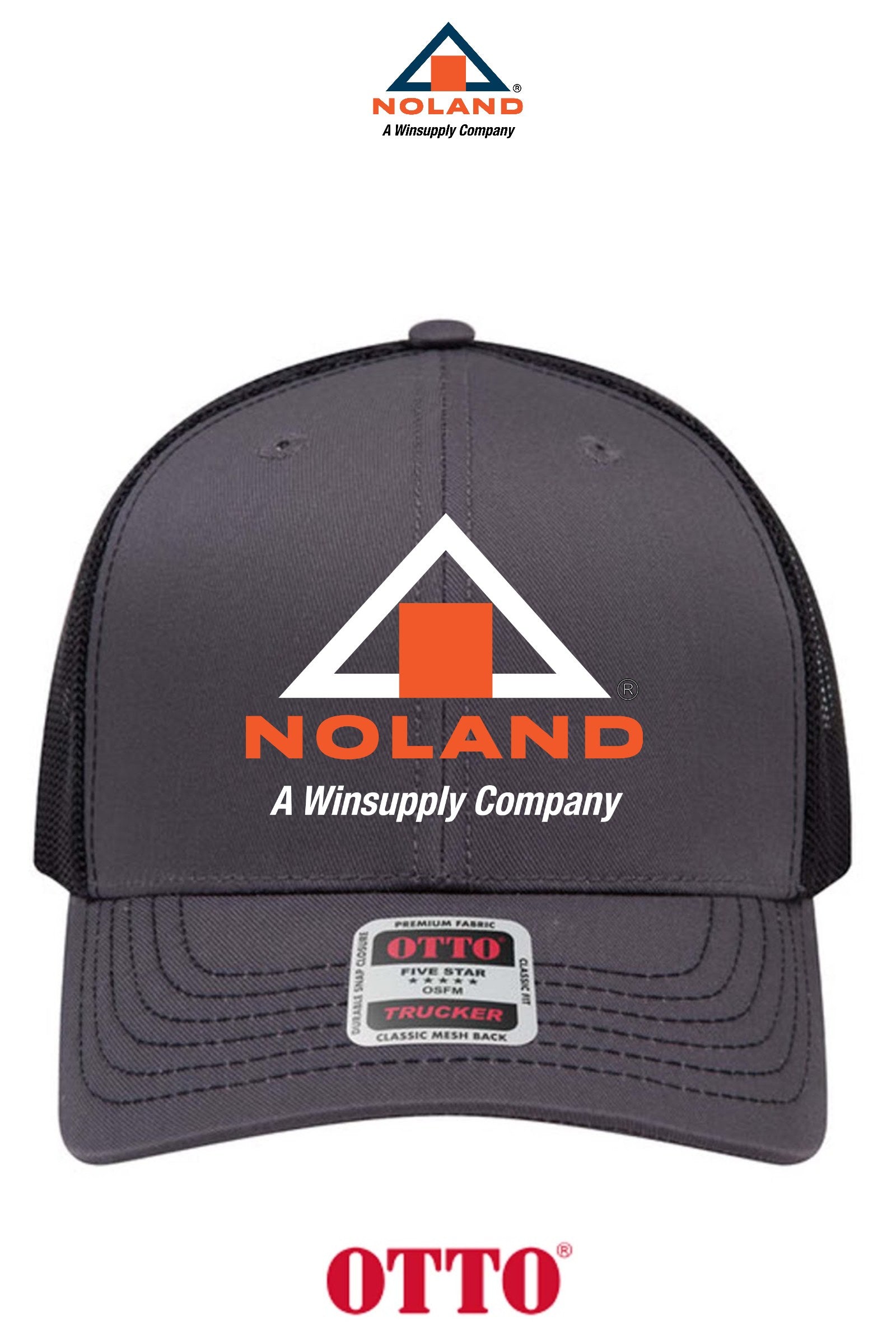 **BULK BUY SPECIAL** OTTO CAP® 6 Panel Mid Profile Mesh Back Trucker Hat - Harrison Noland