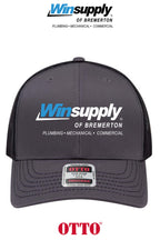 **BULK BUY SPECIAL** OTTO CAP® 6 Panel Mid Profile Mesh Back Trucker Hat - Winsupply Bremerton WA CO.