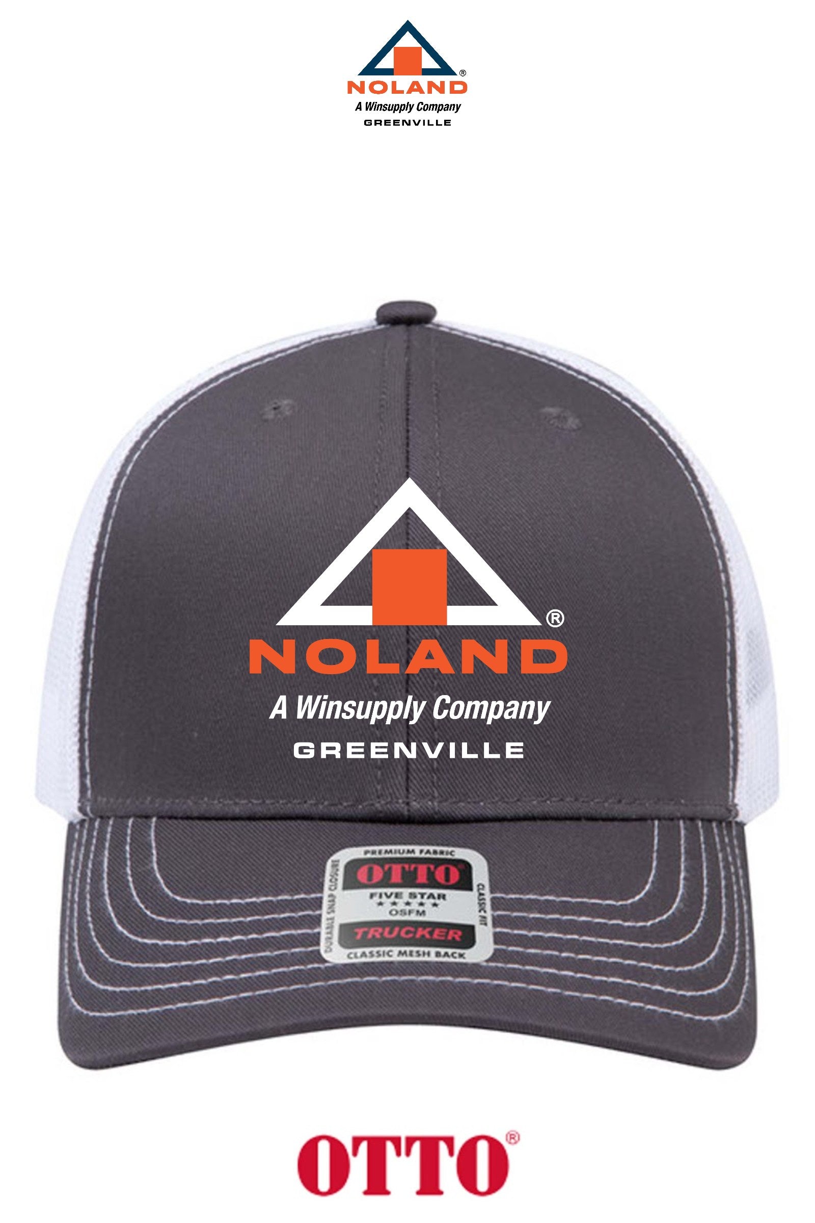 **BULK BUY SPECIAL** OTTO CAP® 6 Panel Mid Profile Mesh Back Trucker Hat - Greenville Noland Co.