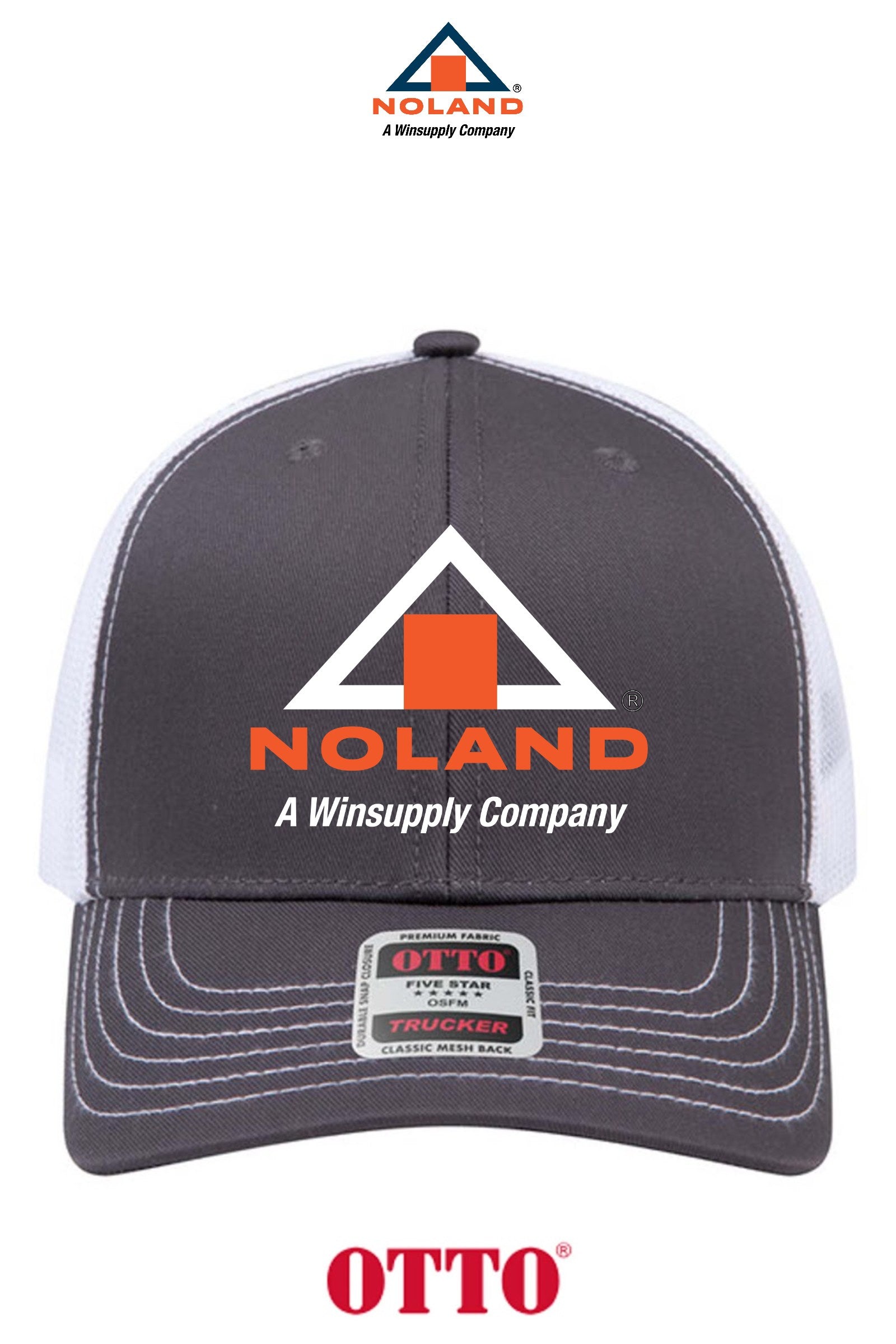 **BULK BUY SPECIAL** OTTO CAP® 6 Panel Mid Profile Mesh Back Trucker Hat - Harrison Noland