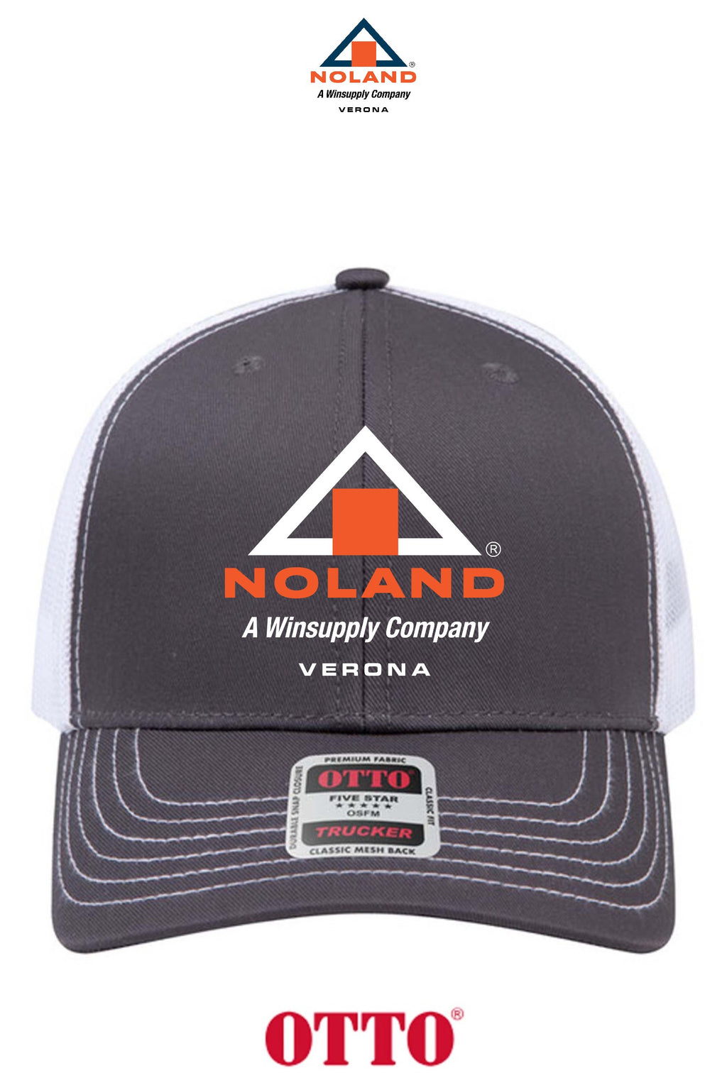 **BULK BUY SPECIAL** OTTO CAP® 6 Panel Mid Profile Mesh Back Trucker Hat - Verona Noland