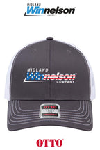 **BULK BUY SPECIAL** OTTO CAP® 6 Panel Mid Profile Mesh Back Trucker Hat - Midland Winnelson - Patriot