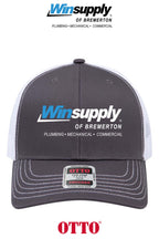 **BULK BUY SPECIAL** OTTO CAP® 6 Panel Mid Profile Mesh Back Trucker Hat - Winsupply Bremerton WA CO.
