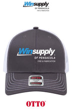 **BULK BUY SPECIAL** OTTO CAP® 6 Panel Mid Profile Mesh Back Trucker Hat - Winsupply Pensacola Fire & Fabrication