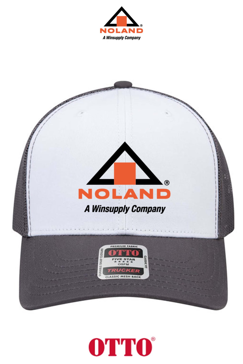 **BULK BUY SPECIAL** OTTO CAP® 6 Panel Mid Profile Mesh Back Trucker Hat - Noland of Augusta GA